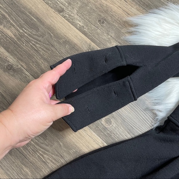 Diane Von Furstenberg Half Button Down Black Dress - Picture 10 of 12